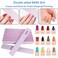 GigaGround 8080 Grit Nail Files Emery Boards Nail File for Acrylic and Gel Nails Coarse Nail File Double Sided 80 Grits Emory Professional Filers Reusable Washable Manicure Square Gray