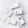 LINXI 4 Pack Small Pill Organizer Individual Compartments Holds Vitamin Medicine Portable Small Pill Container for Purse or Pocket