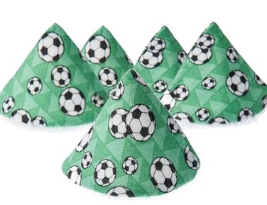 Beba Bean Washable Cotton PeePee Teepees That Shield Baby Boys Pee During Diaper Changes Makes a Great addon Gift for a Baby Shower Thanks to its Fun GiftReady Store Packaging 5 Pack Soccer