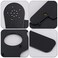 Skillssist 2 Pcs Ophthalmic Eye Occluder with 14 Holes for Ophthalmologists Orthoptists and Orthoptists Eye Exam Tools Black