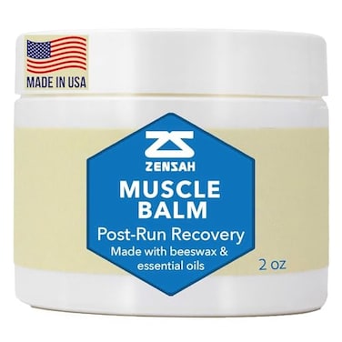 Zensah Recovery Muscle Balm Relief Cream for Athletes Rub for Tendonitis Ankle Sprain Lower Back Knee Shoulder Neck Foot Shin Splints and Cramps