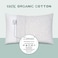 Zenssia Organic Cotton Toddler PillowcaseTravel Pillowcase Pack of 2 Set 13x18 Inches with Envelope Closure Soft Breathable Baby Pillow Case Cover Solid Gray