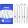 رؤوس بديلة من FreFeel لجهاز Waterpik، أعواد بديلة لجهاز Waterpik لتنظيف الأسنان بالماء، رأسان كلاسيكيان للنفث، رأسان لتقويم الأسنان، رأسان لإزالة البلاك