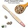 Sea Turtle PlantBased Bristles Bamboo Toothbrushes Soft Natural Toothbrush for Kids 4 Pack