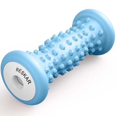 BESKAR Foot Massager Roller for Plantar Fasciitis Relief Portable Feet Roller to Deep Tissue Muscle Massage Foot Arch and Heel Pain Reflexology Tool