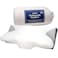 SUTERA Dream Deep Contour Memory Foam Pillow Orthopedic Cervical Support for Neck Shoulder and Back Pain Relief Ergonomic Pillow for Side Back and Stomach Sleepers Washable Cover WhiteBag