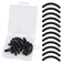 CABAX Eyelash Curler Refill Pads Silicone Rubber Black 12 Pcs