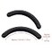 CABAX Eyelash Curler Refill Pads Silicone Rubber Black 12 Pcs