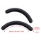 CABAX Eyelash Curler Refill Pads Silicone Rubber Black 12 Pcs