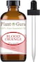 Plant Guru Blood Orange Essential Oil 4 oz 100 Pure Undiluted Therapeutic Grade Citrus Sinensis Cold Pressed from Fresh Peels for Aromatherapy Diffuser Relaxation and Calming Natural Cleaner