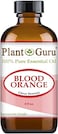 Plant Guru Blood Orange Essential Oil 4 oz 100 Pure Undiluted Therapeutic Grade Citrus Sinensis Cold Pressed from Fresh Peels for Aromatherapy Diffuser Relaxation and Calming Natural Cleaner