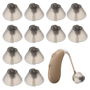 Lusofie 12 Pcs Hearing Aid Domes Silicone Resound Phonak Hearing Aid Accessories