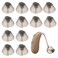 Lusofie 12 Pcs Hearing Aid Domes Silicone Resound Phonak Hearing Aid Accessories