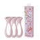 مجموعة أدوات العناية بالقدمين F3 Systems Callus Razor (3 قطع) فعّالة للكعب المتشقق، تصميم مريح لقبضة آمنة، شفرة حلاقة من الفولاذ المقاوم للصدأ لإزالة الجلد الميت الخشن والسميك من القدمين