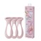 مجموعة أدوات العناية بالقدمين F3 Systems Callus Razor (3 قطع) فعّالة للكعب المتشقق، تصميم مريح لقبضة آمنة، شفرة حلاقة من الفولاذ المقاوم للصدأ لإزالة الجلد الميت الخشن والسميك من القدمين