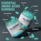 VIFSSG EAA Gummies 120 Gummies Blue Raspberry Essential Amino Acids All 9 Essential Aminos EAA and All BranchedChain Aminos BCAAs NonGMO Gluten Free Vegetarian Friendly