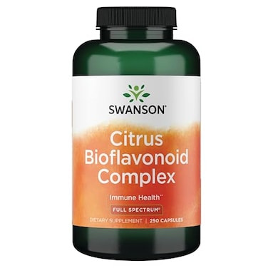 Swanson Full Spectrum Citrus Bioflavonoid Complex Immune and Antioxidant Supplement for Adults Seeking Enhanced Vitamin C Absorption 50 Standardized 250 Capsules
