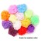 Honbay 5PCS Small Mesh Pouf Mesh Bath Shower Sponge for Travel and Business Trip