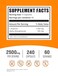 BulkSupplementscom AAKG Capsules LArginine Supplement Nitric Oxide Supplement Gluten Free 4 Capsules per Serving 240 Count Pack of 1
