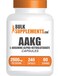 BulkSupplementscom AAKG Capsules LArginine Supplement Nitric Oxide Supplement Gluten Free 4 Capsules per Serving 240 Count Pack of 1