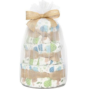 The Honest Company Diaper Cake Diapers Baby Personal Care PlantBased Wipes Turtle Time Regular Size 1 814 lbs 35 Count