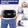 Hilph Low Back Ice Pack Wrap for Men Women Reusable Gel Back Ice Belt with Hot Cold Therapy for Lumbar Pain Abdominal Pain Lumbar Surgery Sciatic Nerve Coccyx Tailbone Pain Black