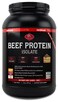 Olympian Labs Beef Protein Isolate Powder 24g Protein BST Free 2 Grams BCAAs Muscle Building Amino Acids 32 Ounces Flavored with Real Chocolate