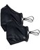 Tommie Copper Community Wear Face Masks I Double Lined Copper Infused Ear Straps Nose Wire Face Covering Pack of 2