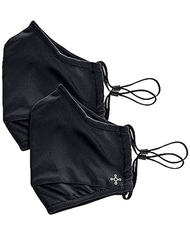 Tommie Copper Community Wear Face Masks I Double Lined Copper Infused Ear Straps Nose Wire Face Covering Pack of 2