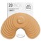 Not Just A Patch Freestyle Libre 3 Plus Sensor Covers 20 Pack Breathable Sweatproof Secure Hold PrecisionCut Hole for Ventilation Enhanced Adhesion Gentle Support 1014 Day Wear Beige