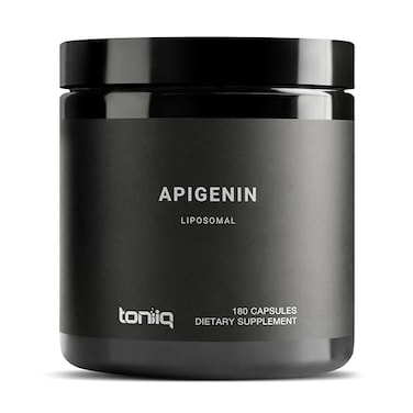 Toniiq Liposomal Apigenin 100mg Ultra High Strength Apigenin Supplement for Enhanced Absorption 180 Vegetarian Capsules