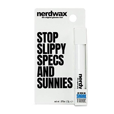 Nerdwax Glasses Wax Single Stop Sliding Glasses AntiSlip Eyewear Retainer As Seen on Shark Tank