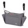 Diono Buggy Buddy XL Universal Stroller Organizer with Cup Holders Secure Attachment Zippered Pockets Safe Secure Gray