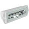 كشاف إضاءة LED من Lumitec 101099 Capri2، مثبت على السطح، هيكل أبيض، إمكانية التعتيم الأبيض والأزرق، 491 × 175 بوصة