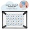 Yoofoss Pack and Play Sheets Fitted Mini Crib Sheets 2Pack for Pack N Play Mattress Stretchy Playard Sheet Soft and Breathable Blue Rocket