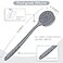 Manmihealth Silicone Back ScrubberThick Bristles Soft Bath Glove Set SuperExfoliating Body Scrubber SuperLathering Shower Brush Combination with a Free HookGray