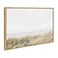 Kate and Laurel Sylvie East Beach Framed Canvas Wall Art by Amy Peterson 23x33 Natural Chic Coastal Art for Wall
