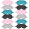Funnysoft 12 Pcs Silk Eye Masks for Sleep Bulk Soft Satin Eye Covers for Sleeping Women Men Night Mask with Adjustable Elastic Strap Sleep Cover Blindfold Eyeshade for Travel Nap 4 Colors