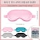Funnysoft 12 Pcs Silk Eye Masks for Sleep Bulk Soft Satin Eye Covers for Sleeping Women Men Night Mask with Adjustable Elastic Strap Sleep Cover Blindfold Eyeshade for Travel Nap 4 Colors