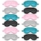Funnysoft 12 Pcs Silk Eye Masks for Sleep Bulk Soft Satin Eye Covers for Sleeping Women Men Night Mask with Adjustable Elastic Strap Sleep Cover Blindfold Eyeshade for Travel Nap 4 Colors