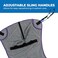Patient Aid Full Body Mesh Commode Patient Lift Sling 350lb Weight Capacity Large