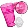 Reflo Smart Cup Bundle Red 2Pack Montessori Weaning Training Cup SlowSpill OpenRim Design for Toddlers Learning Independence 360 FlowControl Made in USA EGuide via QR Code