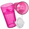Reflo Smart Cup Bundle Red 2Pack Montessori Weaning Training Cup SlowSpill OpenRim Design for Toddlers Learning Independence 360 FlowControl Made in USA EGuide via QR Code