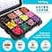 PILL THING Extra Large Pill Organizer 12 Compartments Airtight Waterproof Travel Pill Case Holds Large Vitamins Daily Medications Medication Map Secure Lock Design Black 1 Pack