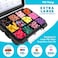PILL THING Extra Large Pill Organizer 12 Compartments Airtight Waterproof Travel Pill Case Holds Large Vitamins Daily Medications Medication Map Secure Lock Design Black 1 Pack