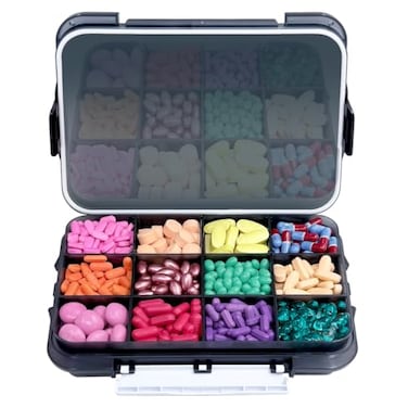 PILL THING Extra Large Pill Organizer 12 Compartments Airtight Waterproof Travel Pill Case Holds Large Vitamins Daily Medications Medication Map Secure Lock Design Black 1 Pack