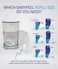 Babyfeel Refills for DEKOR PLUS Diaper Pails 8 Pack Exclusive 30 Extra Thickness Fresh Powder Scent Holds up to 4640 Diapers