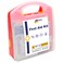 MFASCO ANSI Class B First Aid Kit Durable Plastic First Aid Box for Business Workplace Kit for Home Fully Stocked with Essential Supplies for Safety Emergencies Economical Kit Box