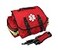 Lightning X Small Medic First Responder EMT Trauma Bag Stocked First Aid Trauma Fill Kit A Red
