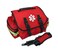 Lightning X Small Medic First Responder EMT Trauma Bag Stocked First Aid Trauma Fill Kit A Red
